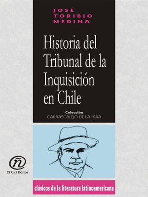 cover image of Historia del Tribunal de la Inquisición en Chile